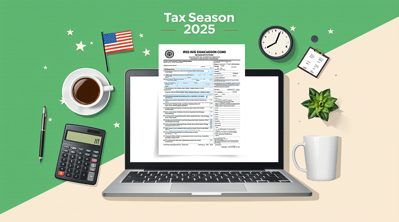 US expat in Germany reviewing tax season 2025 US federal income tax changes before filing the 2026 return